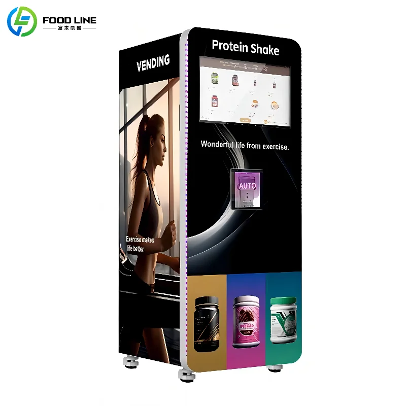 Customized Smart Protein Shake Vending Machine Touch Screen Multi-Flavor Multi-Payment Equipment