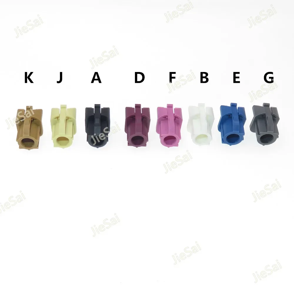 1 Set Auto LVDS 4 Pin HDS Connector Automotive Audio Socket Universal Automobile Fakra Female Connectors