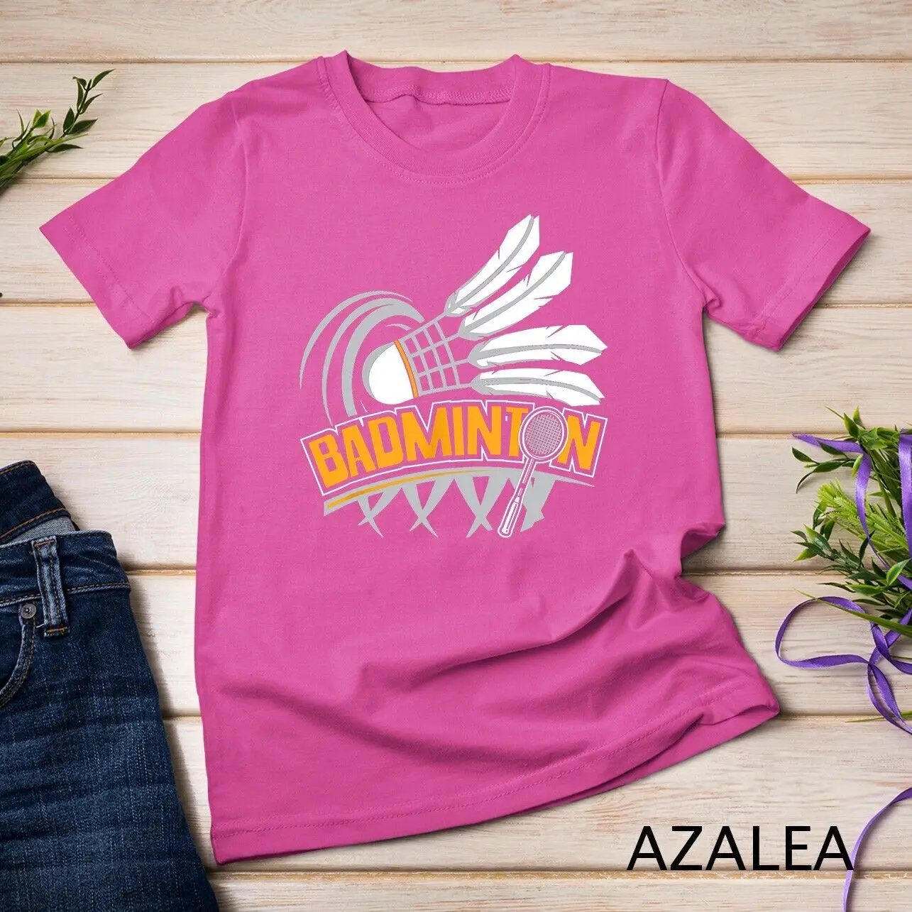 Badminton - Badminton Player Shuttlecock Birdie Unisex T-shirt