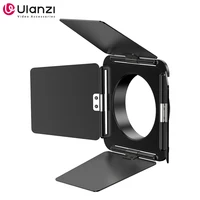 Barndoors Ulanzi de 4 hojas con mini barrera de luz de cuatro hojas con montaje Bowens para Ulanzi LT028 40W COB Light Ulanzi LT005 60W COB Light