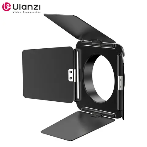 Ulanzi 4-Leaf Barndoors with Mini Bowens Mount Four-leaf Light Barrier for Ulanzi LT028 40W COB Light Ulanzi LT005 60W COB Light