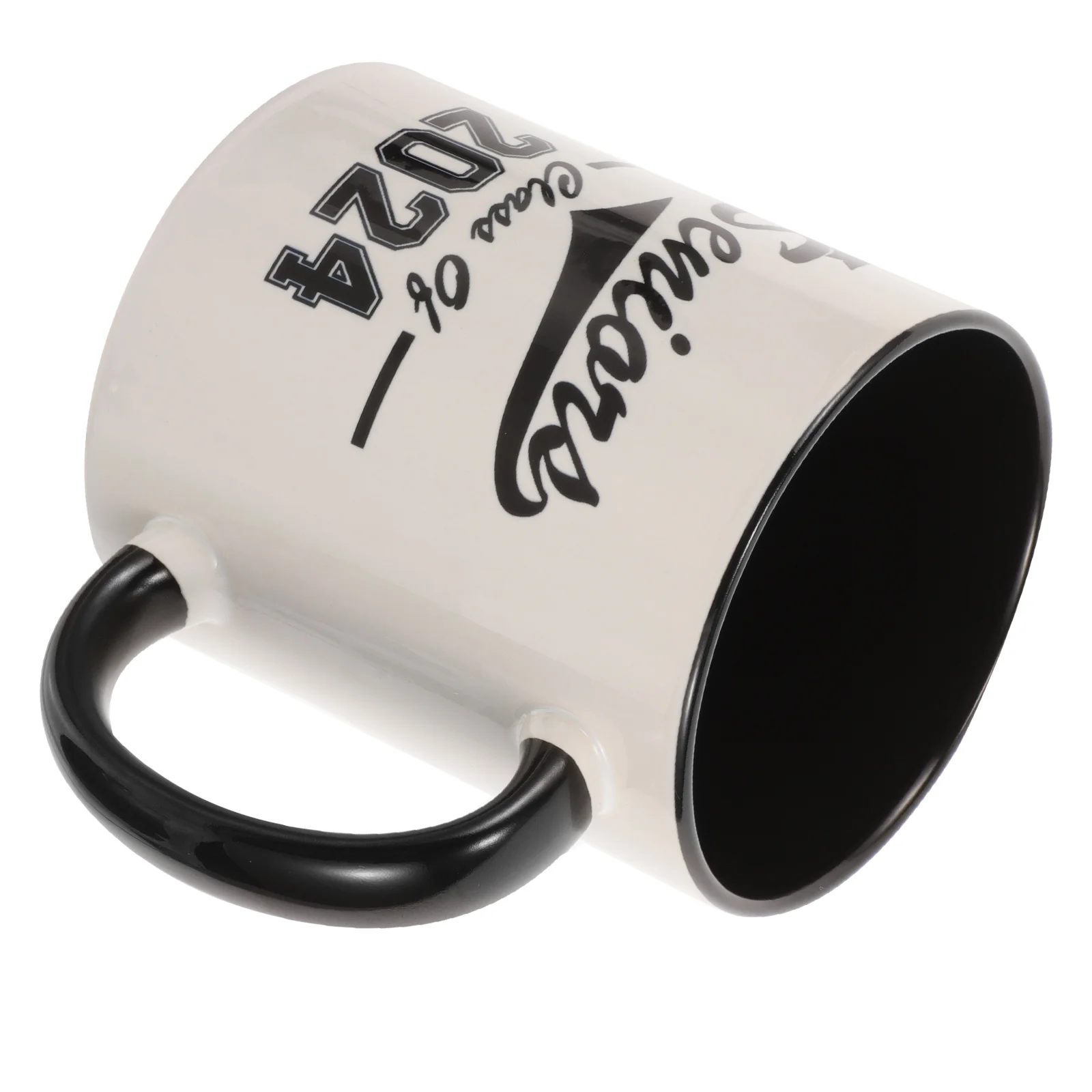

Ceramic Graduation Mug Class of 2024 Theme Large Opening Coffee Cup Graduation Gift Party Drinking Mug Grad Party Drinking Cup