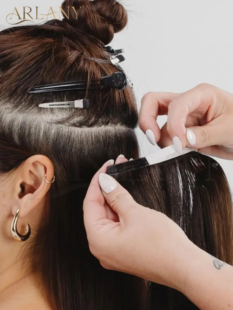 ARLANY rouleau de ruban adhésif simple face de 3 mètres pour Extensions de ruban système de cheveux de remplacement rouleau de ruban Extensions invisibles tenue forte
