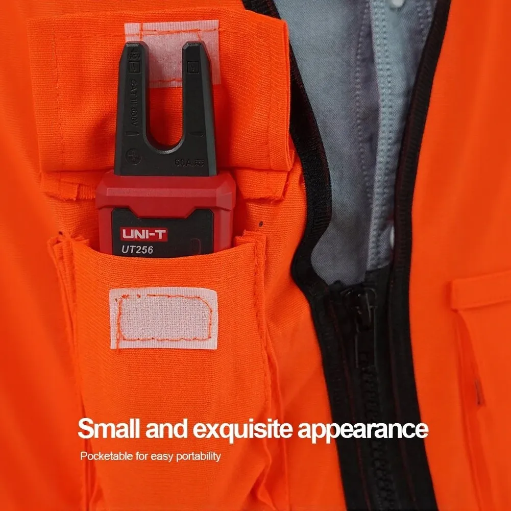1pc UT256 60A AC/DC Fork Type Ammeter True NCV Detection Digital Clamp Meter For Industrial Testing Tool