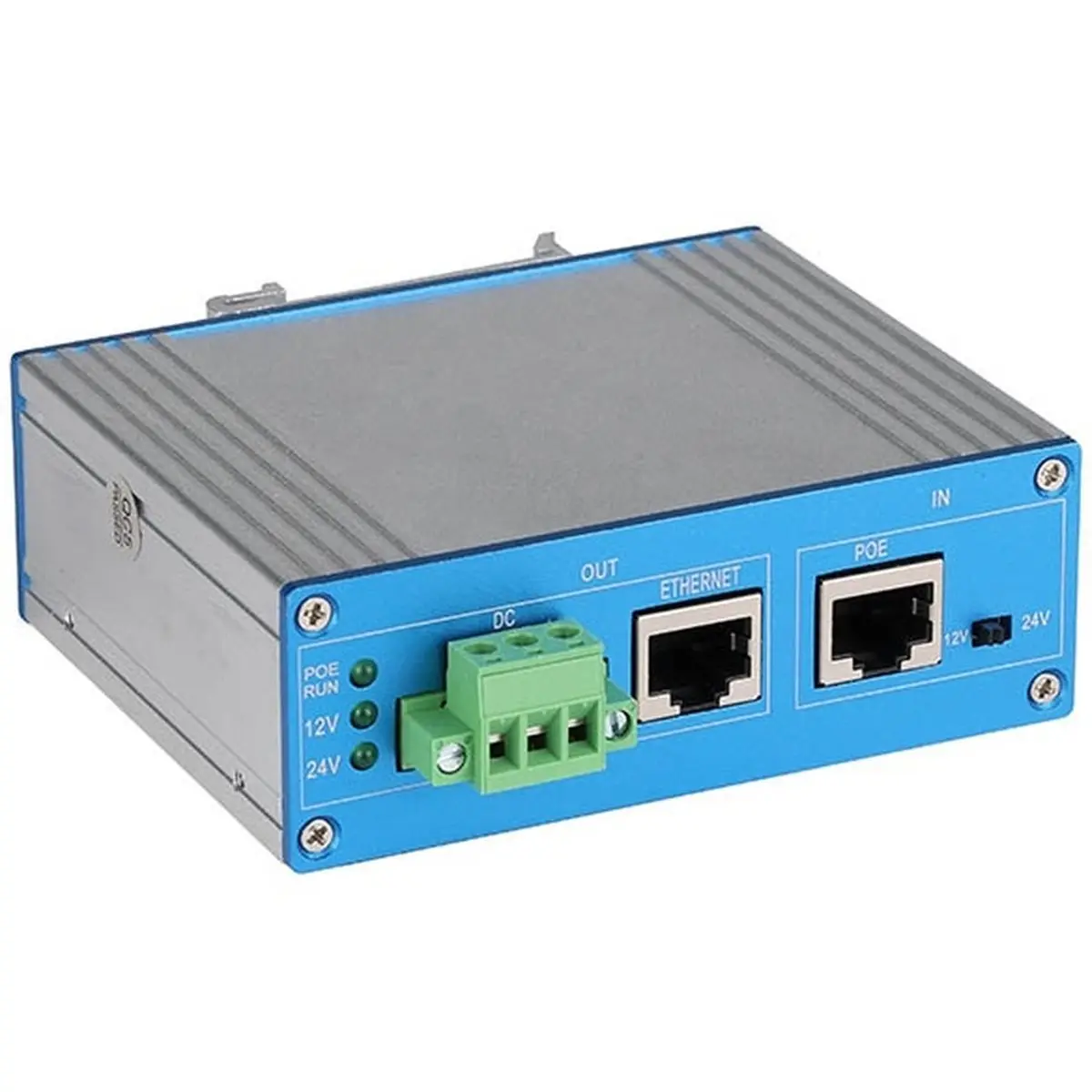 【CYBER MONDAY】Industrial PoE Splitter 60W Gigabit BT POE to DC 12V/24V Power Output for IEEE802.3BT for Non-PoE Device Up to 100