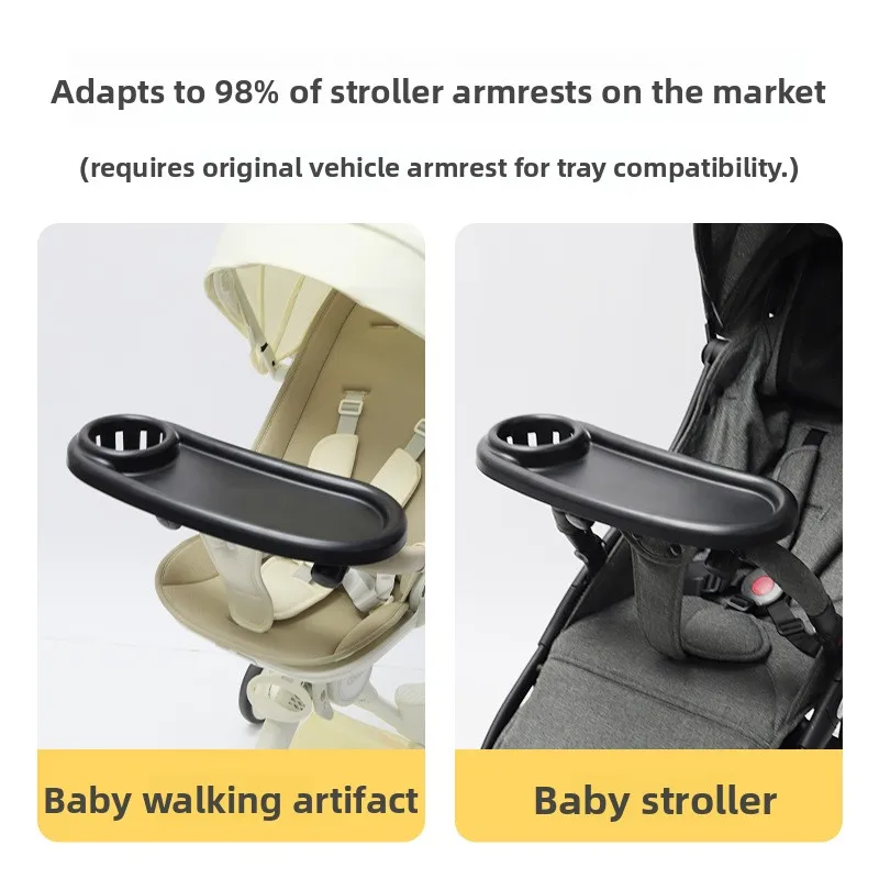 Universal Stroller Snack Tray Large Dining Table Board Compatible With Mar T6 & Baby Good V9 Baby Walking Stroller Accessories