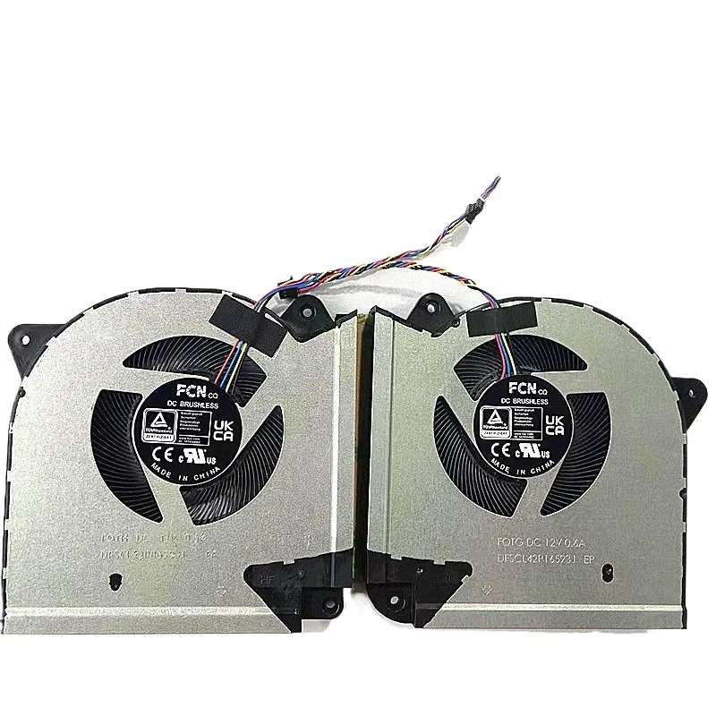 New Cooling Fan for Asus Rog Strix Scar 17 SE 2022 G733CM G733CW G733CX 13NR0DB0P01011 FQTH 13NR0DB0P02011 FQTG 12V