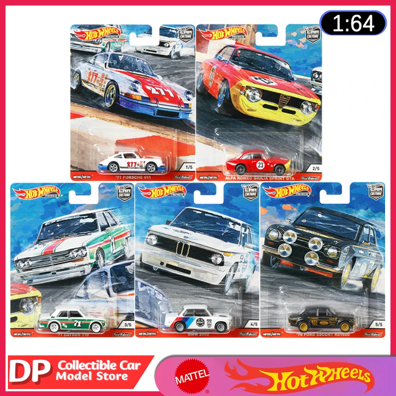 

Hot Wheels Premium Car Culture 2020 Door Slammers Set Porsche BMW Datsun 1:64 Die-Cast Vehicle Model Cars, Ship Now