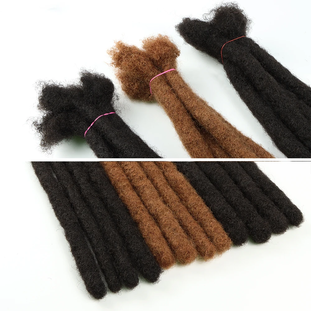 Orientfashion Dreadlocs 인모 브레이드, 도매 인모 1.8cm 두께 심지 locs 헤어 크로셰 뜨개질