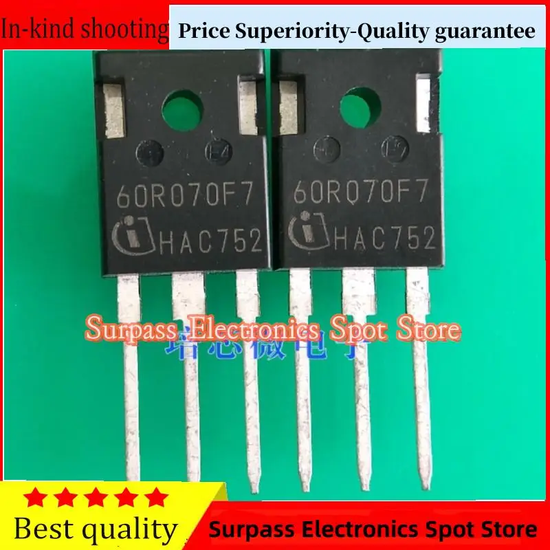 10PCS-100PCS  60R070F7 IPW60R070CFD7 47N60C3 TO-247 129A/650V Price Superiority-Quality guarantee