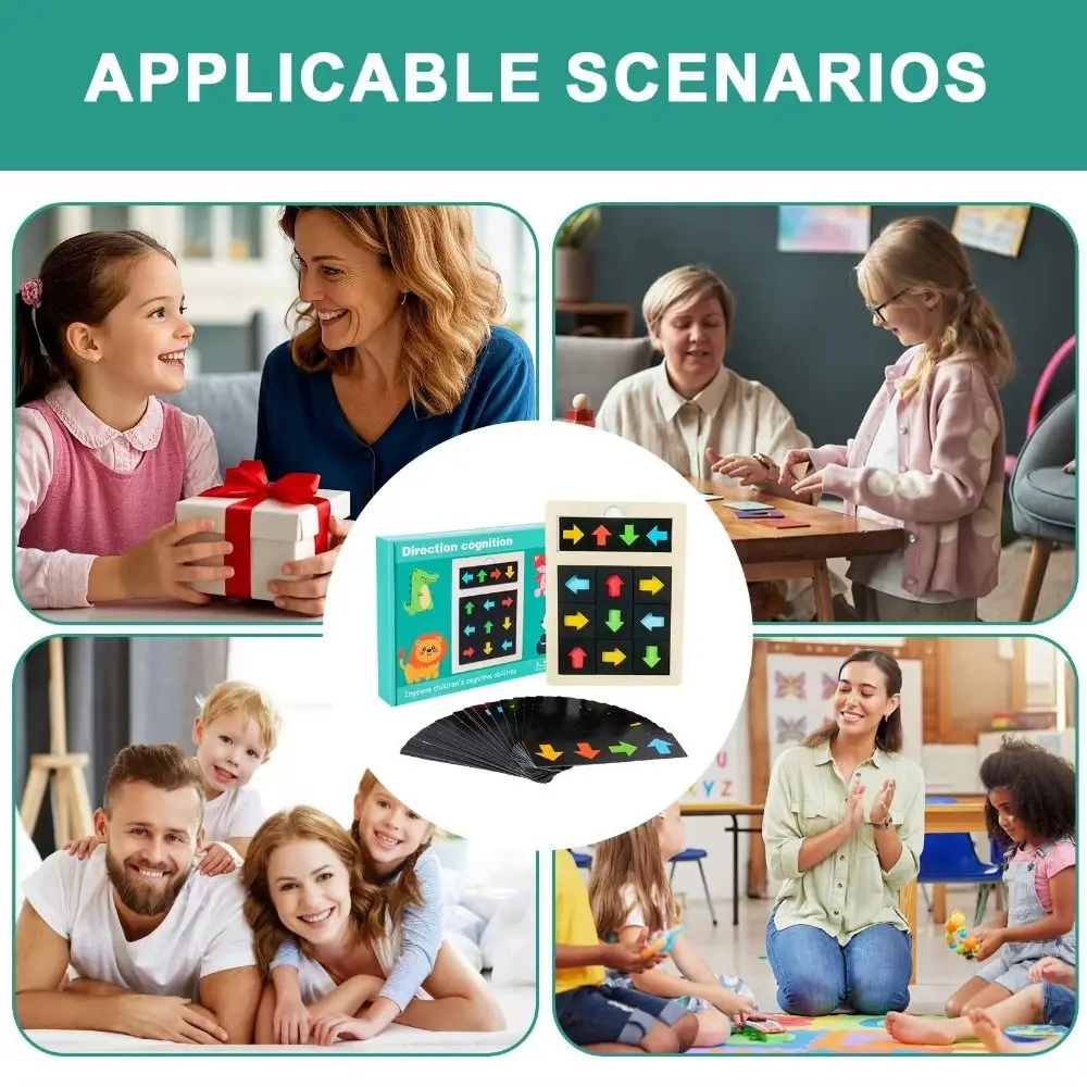 Direção de madeira cognição jogo sensorial pensamento lógico aprendizagem montessori paróquia colorido educacional cor forma correspondência