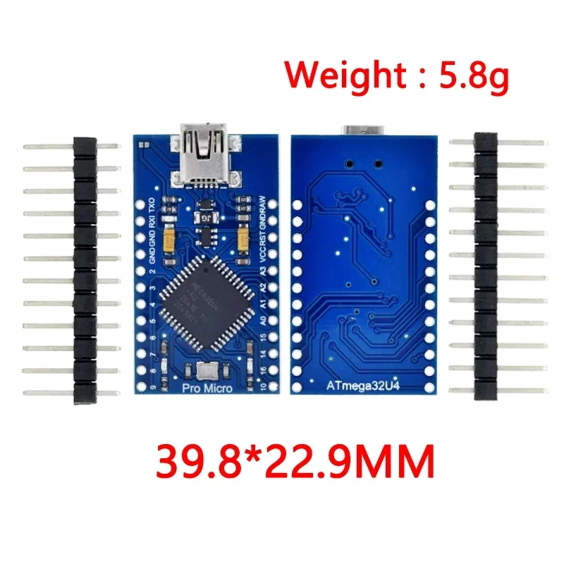 Pro Micro adopts Atmega32U4 usb update program 5V/16M single-chip microcomputer development board Type-C USB head