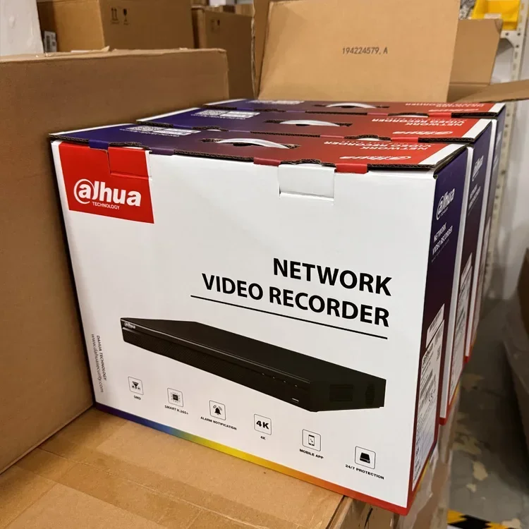 Originale Da Hua 4ch 8ch 8POE 16 canali NVR 4MP 8MP 4K HD Microfono incorporato CCTV Dome Sistema di telecamere di sicurezza IP