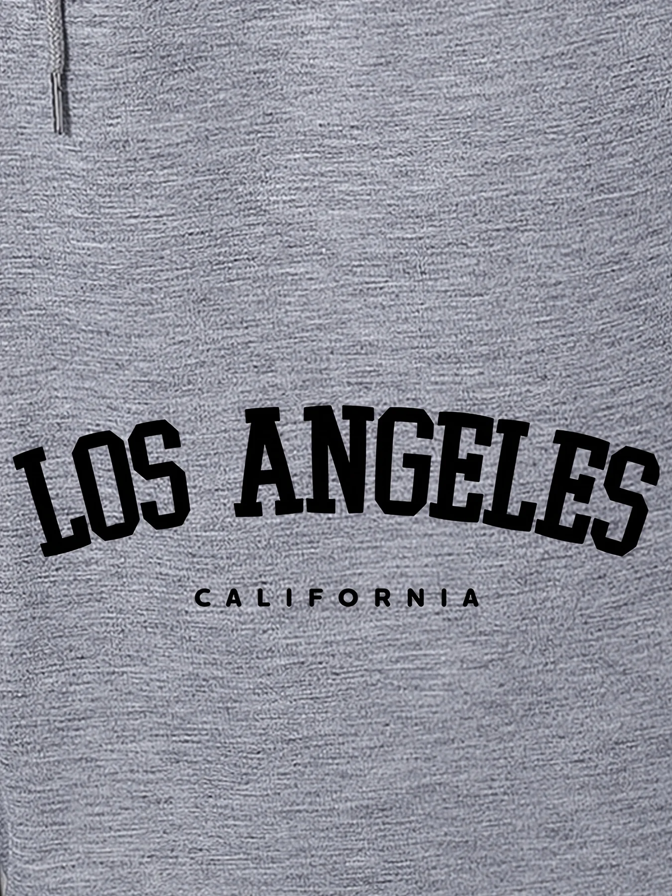 لوس أنجلوس طباعة الرجال فضفاضة كبيرة الرباط عارضة الحد الأدنى السراويل Streettshirt الملابس الكاجوال الفردية