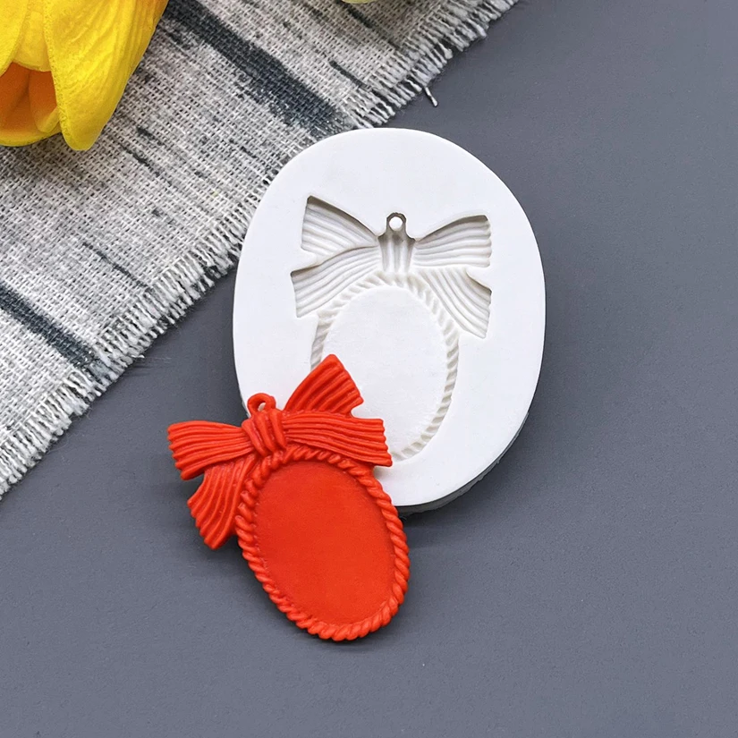 MINI Mirror Bow Bowknot Silicone Sugarcraft Mold Chocolate Cupcake Baking Fondant Cake Decorating Tools
