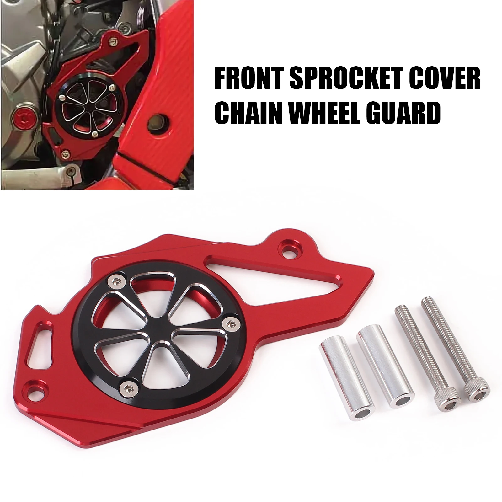 Front Sprocket Cover Guard for CRF250L CRF250M CRF 250L 2012-2020 CRF250LRally 2017-2020 Chain Sprocket Cover Protector
