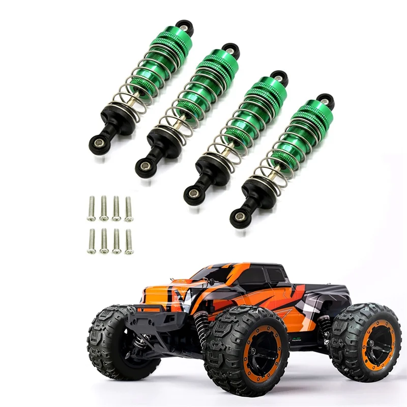 KKZ-4Pcs Metall Stoßdämpfer Dämpfer für HBX 16889 16889A 16890 16890A SG1601 SG1602 1/16 RC Auto Upgrade Teile Zubehör, 4