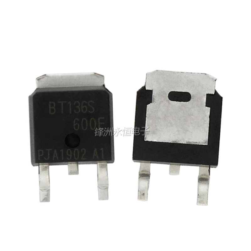 10PCS  Triac Triode BT136 BT136S-600E 800E  TO200  TO252