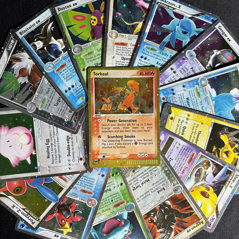 PTCG Proxy Cards Gengar ex Glaceon ex Porygon-Z Lv.X Venusaur ex Electabuzz Blastoise Delcatty Collectible Cards Festival Gifts