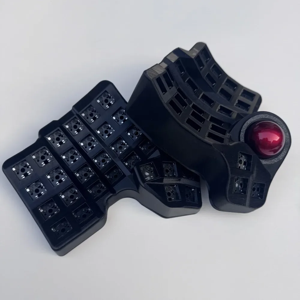 Charybdis Keyboard Kit Custom Hotswap Bluetooth Keyboard Wired Wireless Gamer Teclado Accessories with Trackball Plam Rest Stand