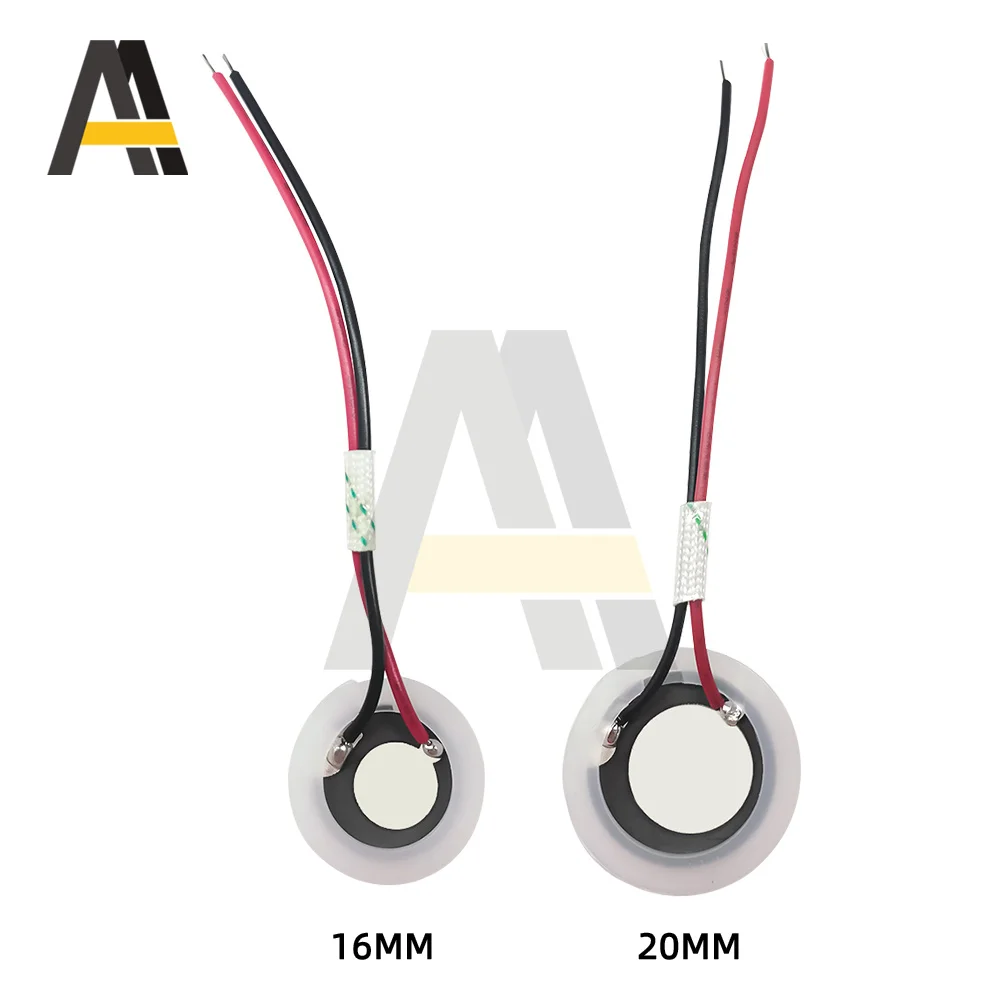 2.4 mhz DC 24V ultradźwiękowy arkusz atomizujący 16mm/20mm arkusz płyty nawilżacza 2.4 MHz arkusz ceramiczny ołowiu Spray