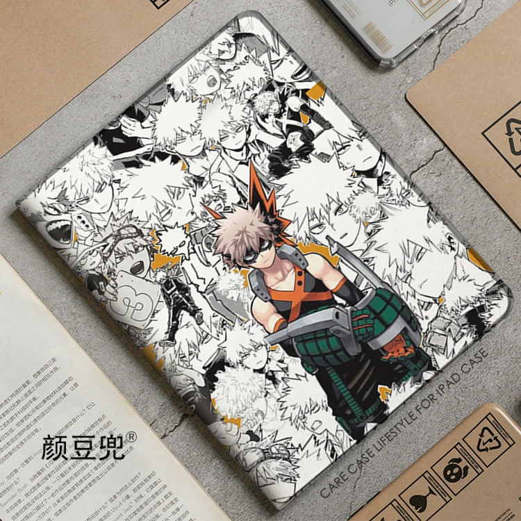 

Bakugou Katsuki Anime Hero Academia For iPad Air 4 5 Mini 5 6 Case Luxury Silicone For Pro 12.9 11 For iPad 10th Protective 13