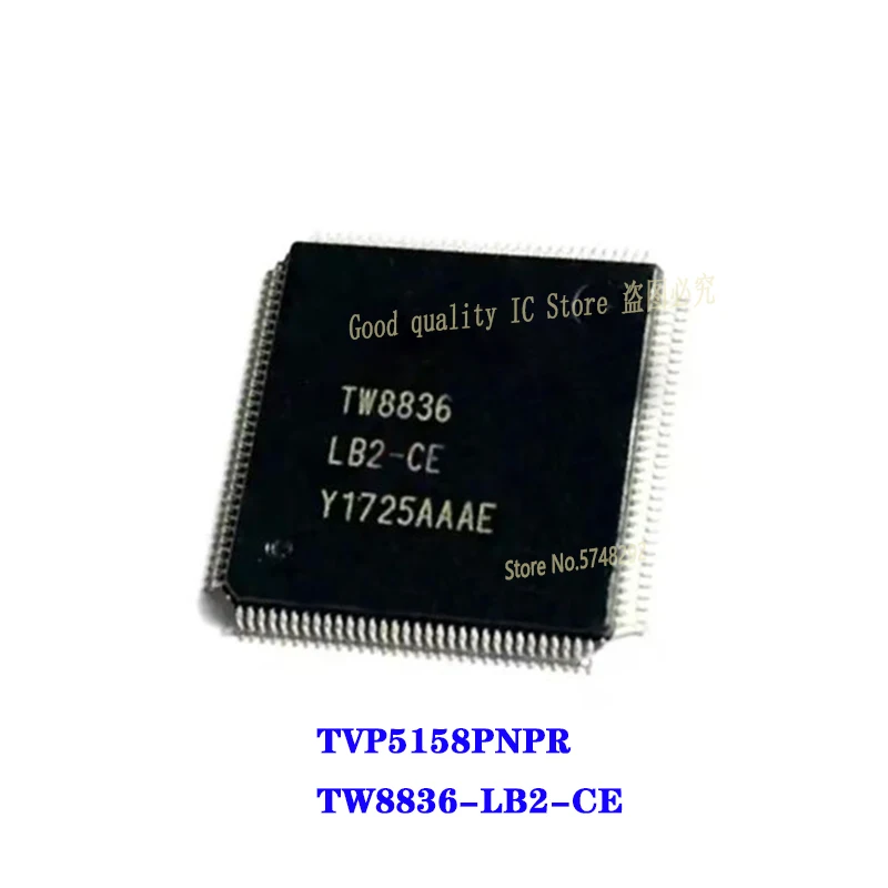 1PCS/LOT TVP5158PNPR TVP5158 QFP TVP5158PNP  TW8836-LB2-CE TW8836-LB2  TW8836 100% new imported original IC