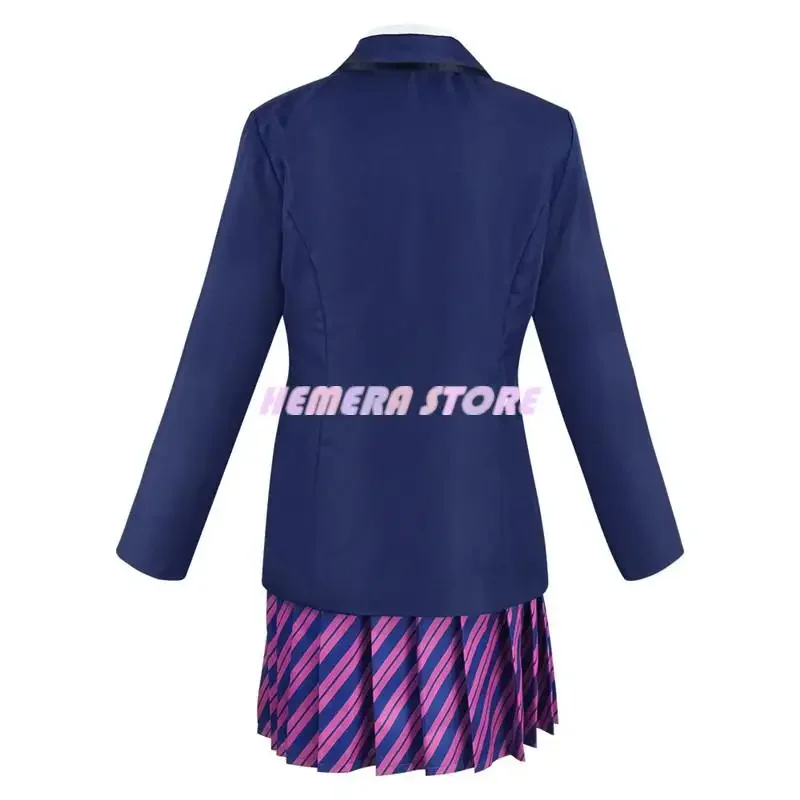 Anime Komi Can't Communicate Komi Shoko Cosplay Costume Outfits Shirt Tie Short Women Uniform Halloween Carnival Party Clothes