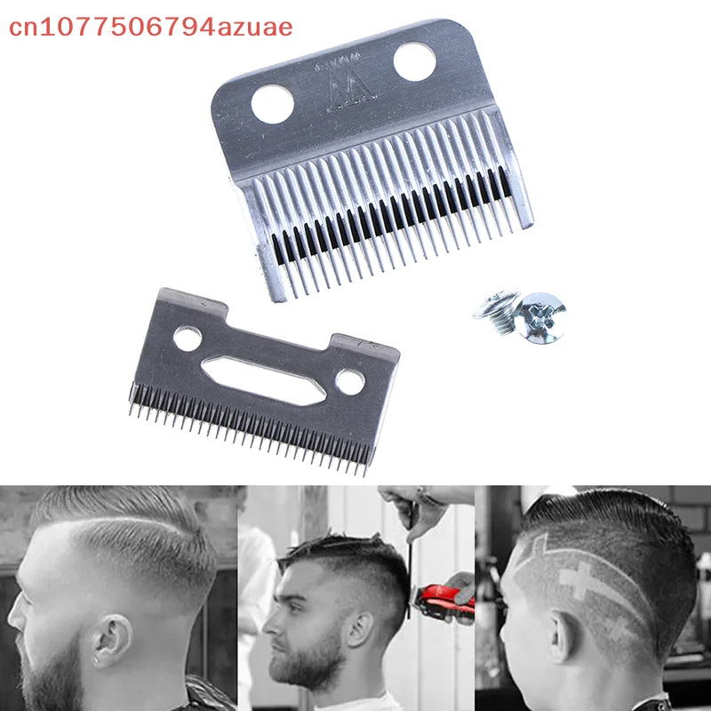 Professionele Originele Keramische Titanium Beweegbare Mes Hair Cutting Clipper Mes Stalen Clipper Accessoires Met Schroeven