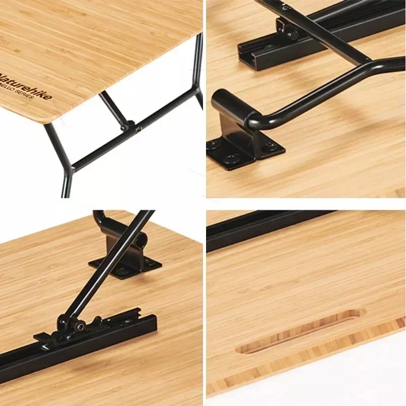 Naturehike Table Foldable Camping Folding Backpacking Low Tourist Small Picnic Outdoor Portable Beach Lightweight Travel Wood image 4