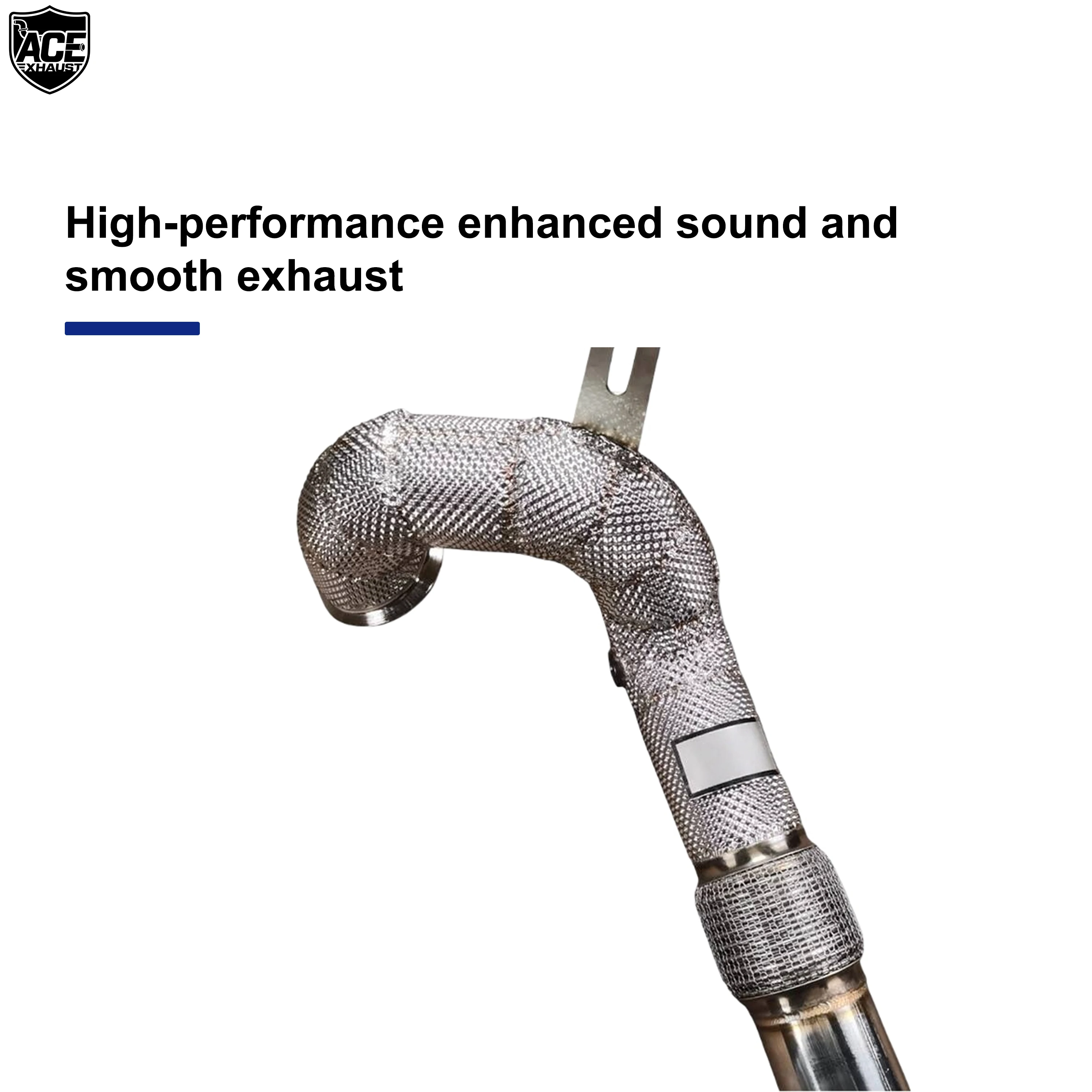 ACE Auto-Zubehör Auspuffrohr Passend für Volkswagen VW SAGITAR Downpipe Hochwertige SUS304 Auspuffanlage Mit Katalysator – Detail 7