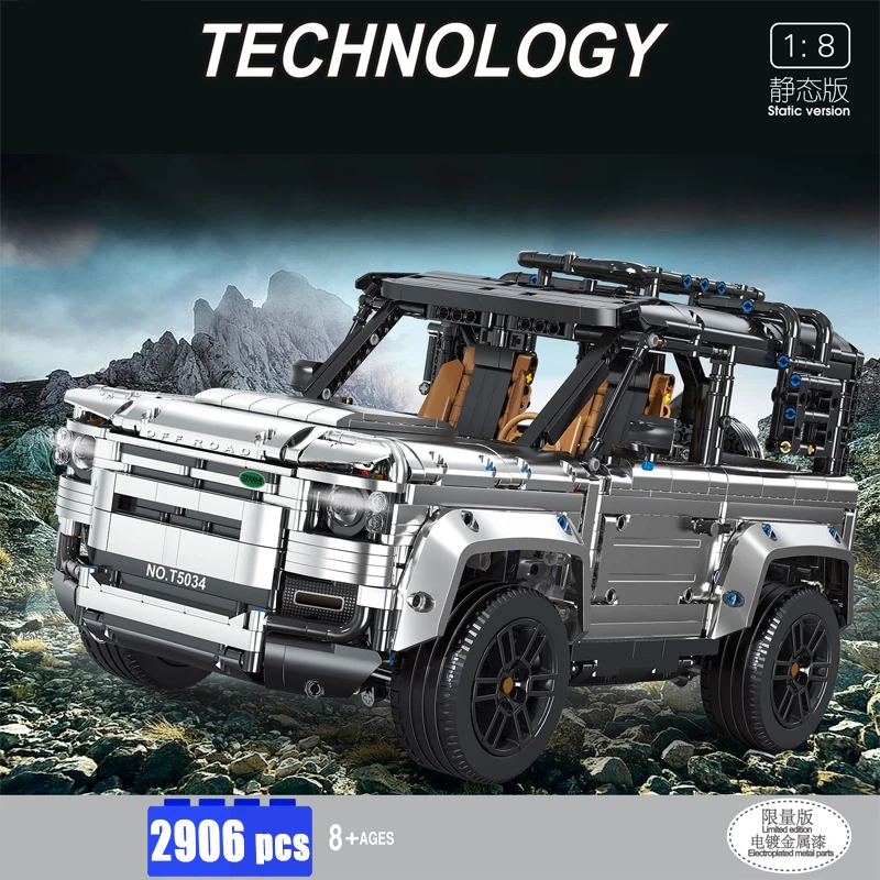 IN STOCK Classic Off -Road Vehicle Building Blocks Model MOC Idea Technical RC Car Bricks Sets for Adults Birthday Toy Gift