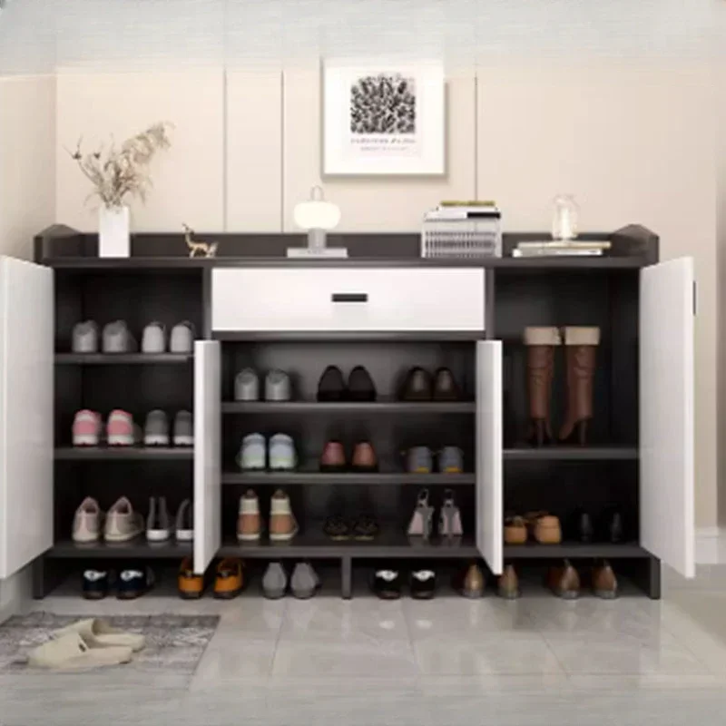 الشمال المنزلية تخزين رفوف الأحذية المنزلية الجرف غرفة المعيشة رفوف الأحذية خزائن المدخل Schoenen Opbergsysteem الأثاث #6
