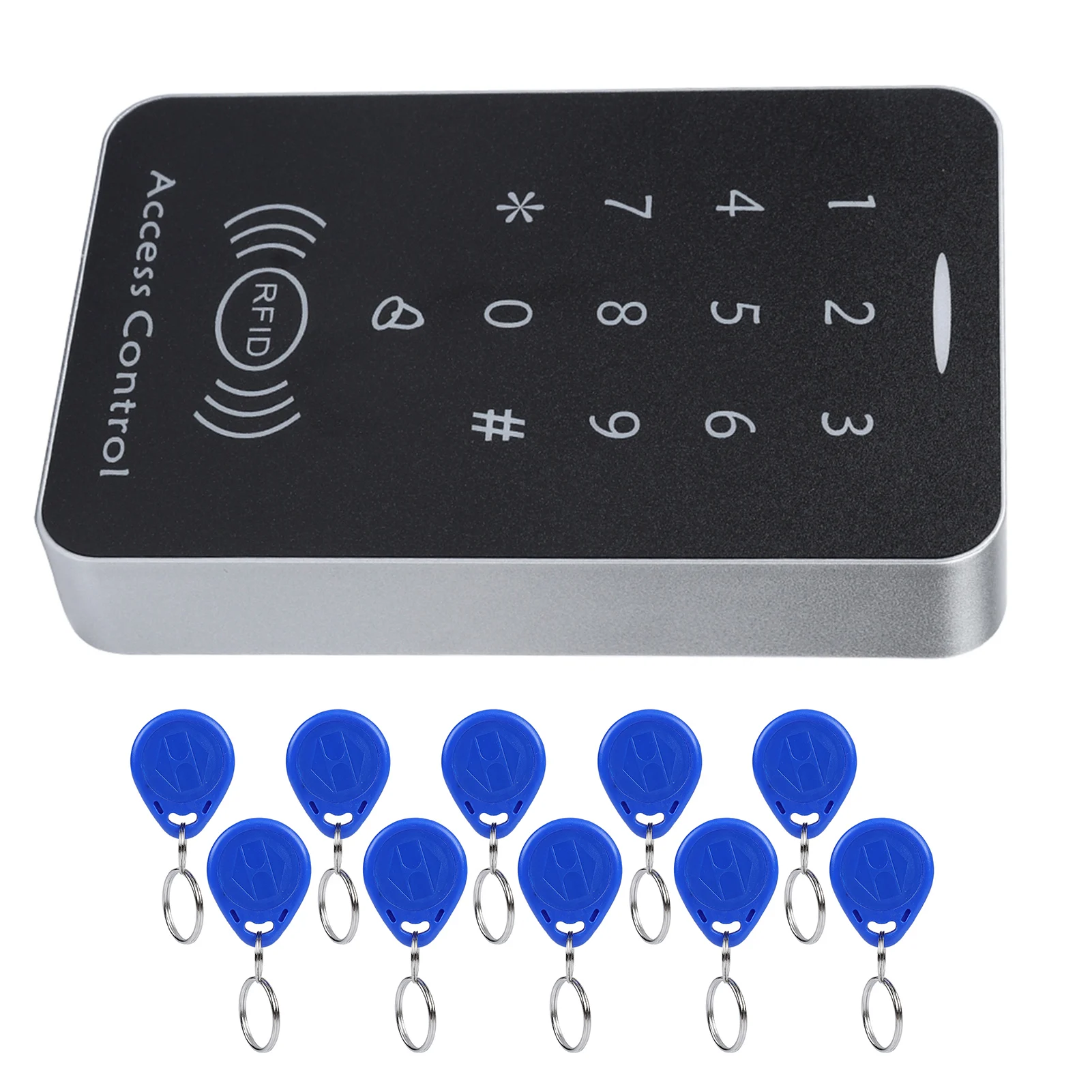 نظام التحكم في الوصول إلى باب الأمان العالي، قارئ بطاقات RFID، قفل الباب بكلمة مرور، وحدة تحكم آلة لوحة المفاتيح، سهلة التركيب