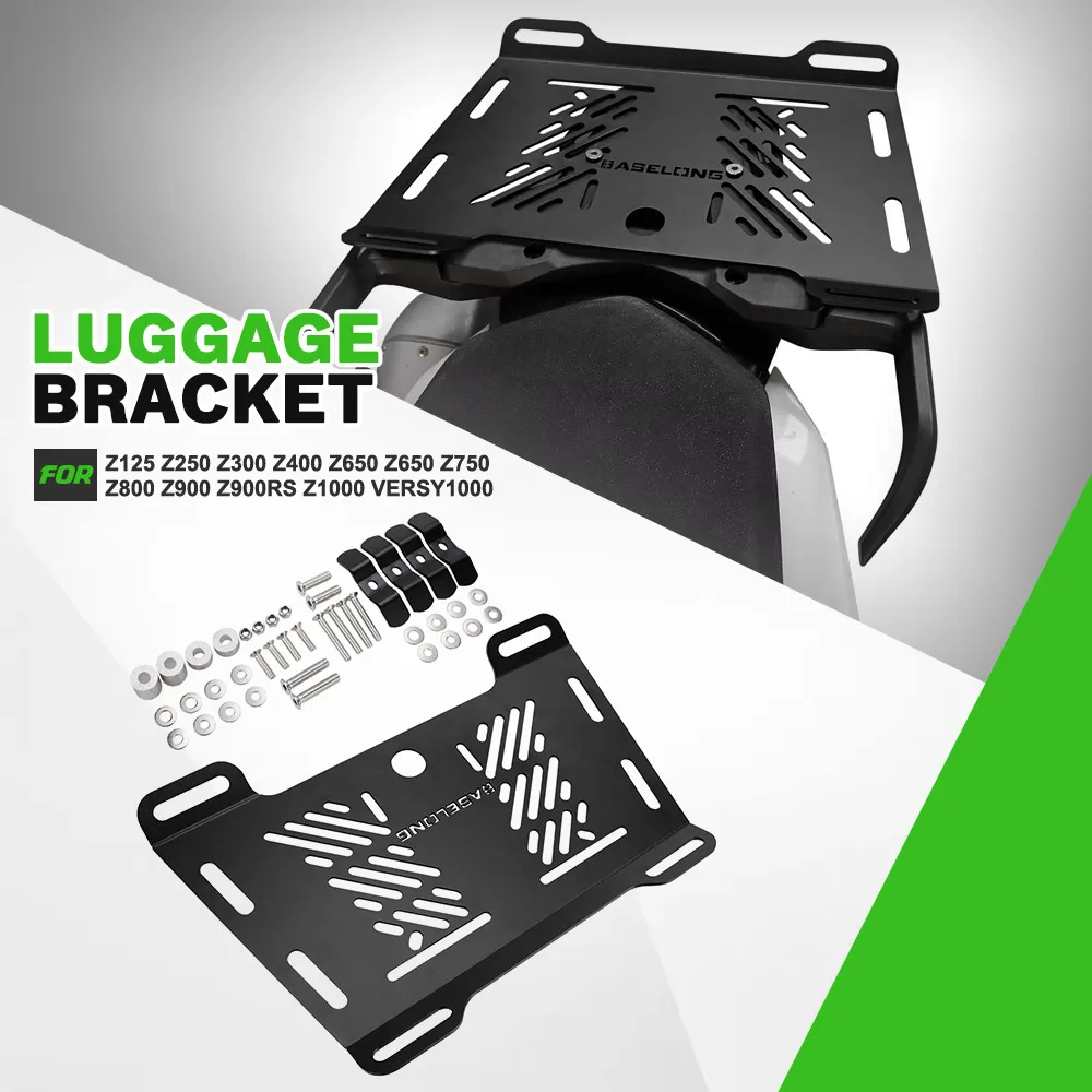 

FOR KAWASAKI Z125 Z250 Z300 Z400 Z650 Z650 Z750 Z800 Z900 Z900RS Z1000 VERSY1000 Universal Rear Enlargement Rack Luggage Rails