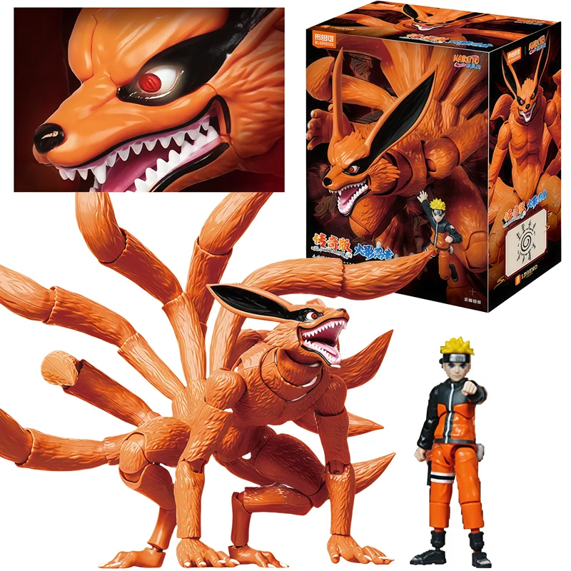 

Original Blokees Uzumaki Naruto Kurama Cartoon Anime Figures Model Building Block Developmental Toys Children Birthday GiftsOrig