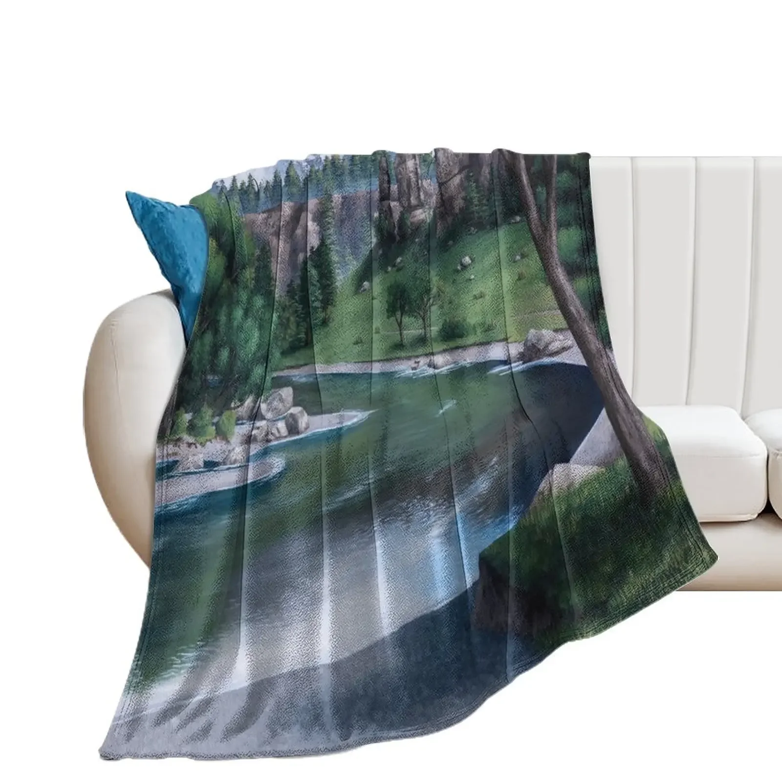 

Horseshoe Overlook Throw Blanket Winter beds Giant Sofa Blankets