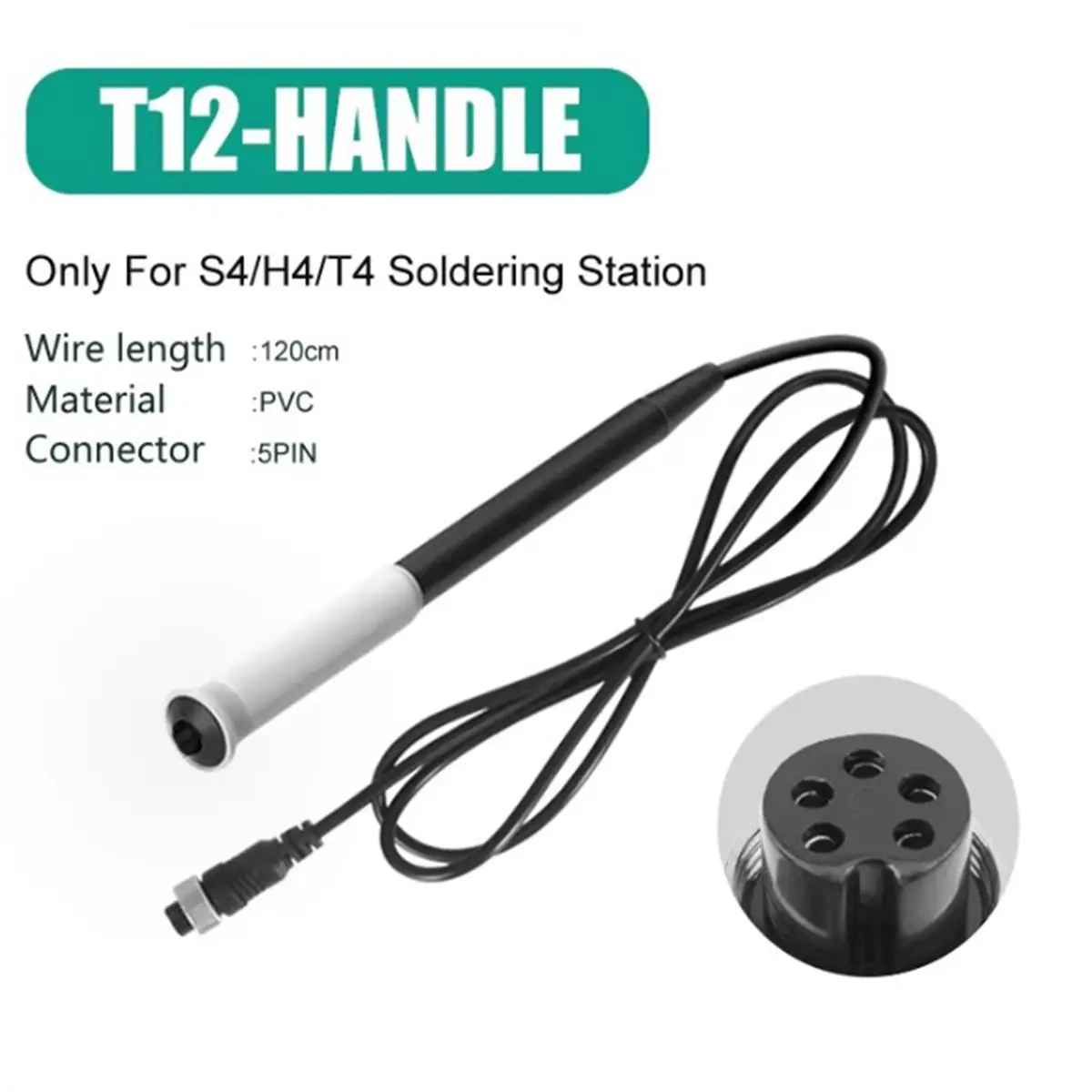 【SUPERDEALS】 Original H4 Battery Soldering Station Handle for T12 Soldering Tip Welding Repair Tool T12 Soldering Station Handle
