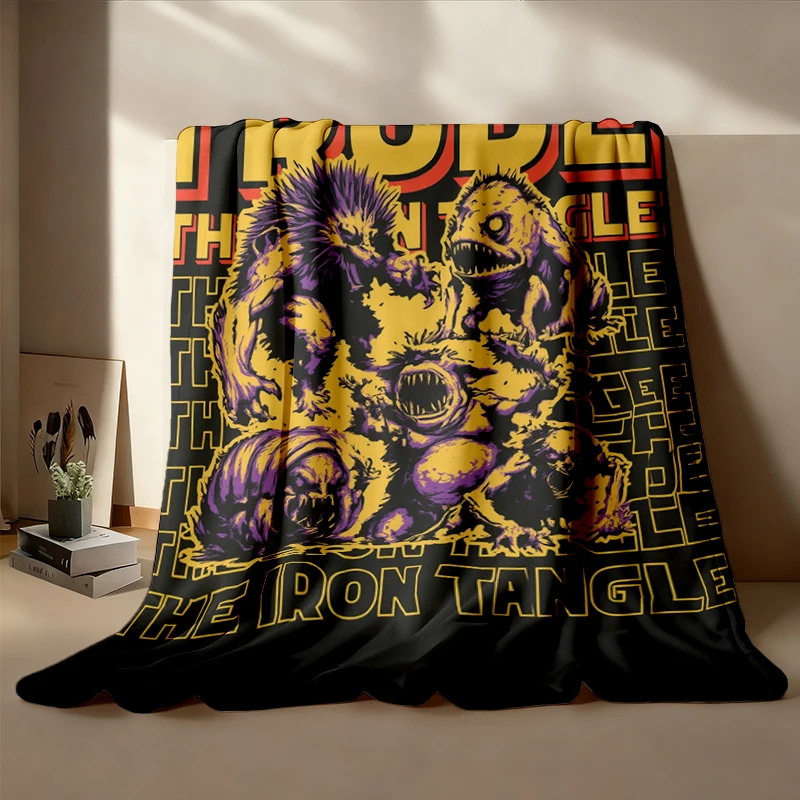 The Iron Tangle, Dungeon Crawler Carl, Anarchy, I Rode The Iron Tangle, Dcc Colors Flannel Blanket