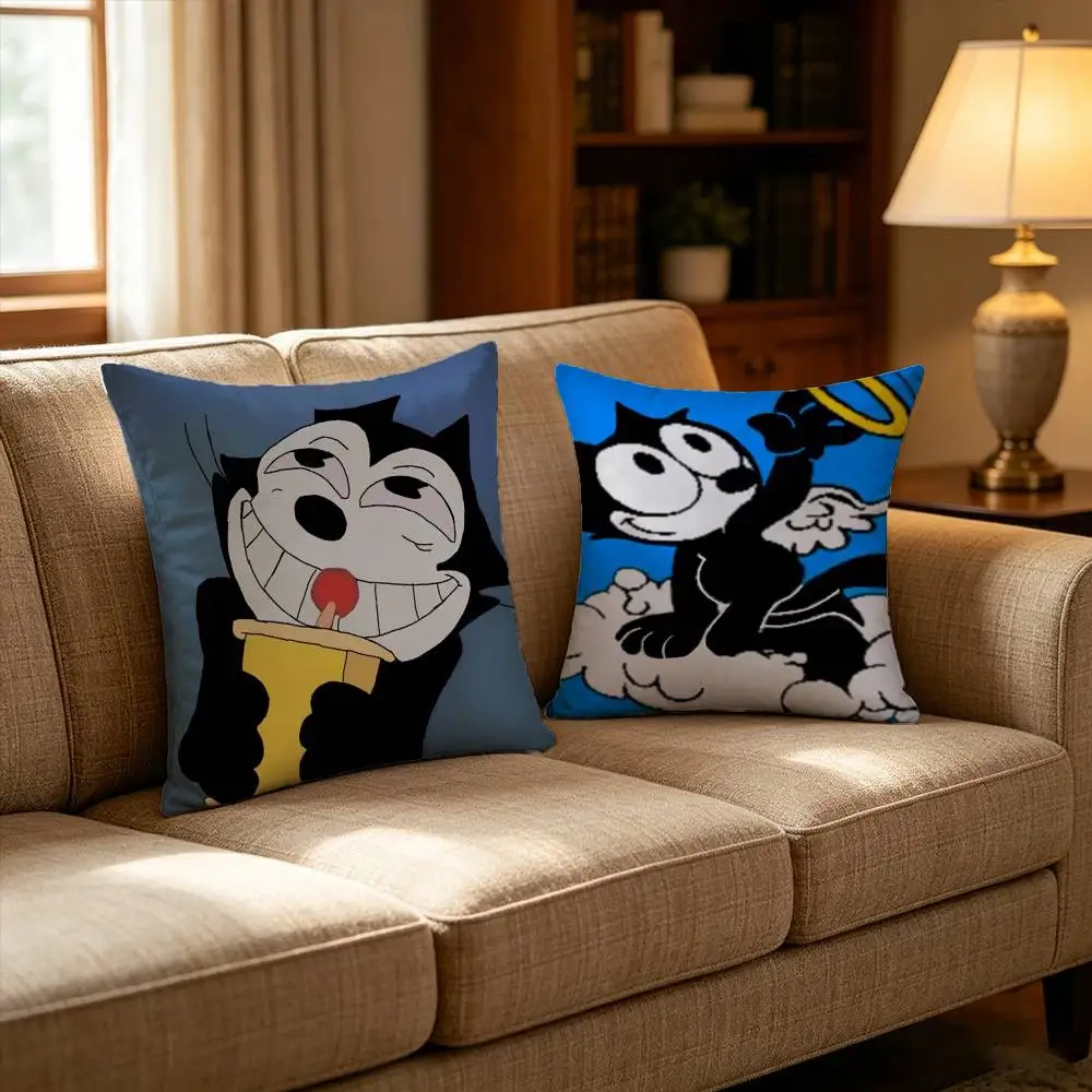 

F-Felix The C-Cat Pillow Case Cushion Cover Throw Pillow Case For Car Sofa