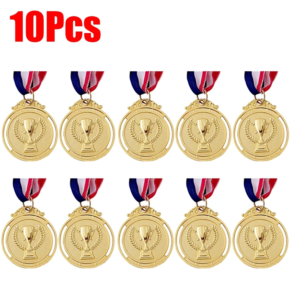 10-30xWinner Beloning Goud Zilver Brons Award Medaille met Neklint 1e 2e 3e Prijs Medaille voor Sport Competitie Prijs voor Kinderen