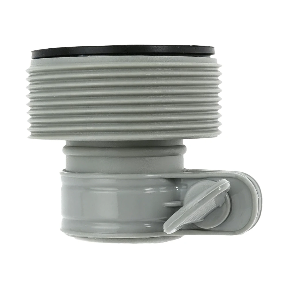 Secure Water Connection Adapter Water Connection Threaded Hose Connector Gray Pool Filter Adapter Leak for proof Seal