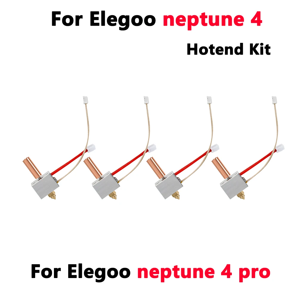 

Для экструдера Elegoo Neptune 4 24В 50Вт, модернизированный нагревательный блок/нагревательный стержень для хотэнда Elegoo Neptune 4 Pro