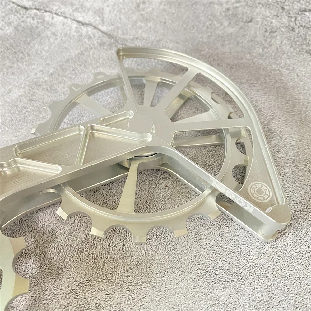 Kolossos Derailleur Pulley Wheel Oversized Bearing 82g for 105 ULTEGRA R9100 R8000 11s & Sram Red Force ETap AXS 12 Speed