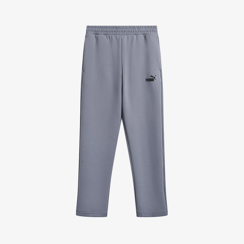 puma-genuine-ess-straight-leg-mid-waist-pants-men's-casual-pants-knitted-sports-shoes-695455-71
