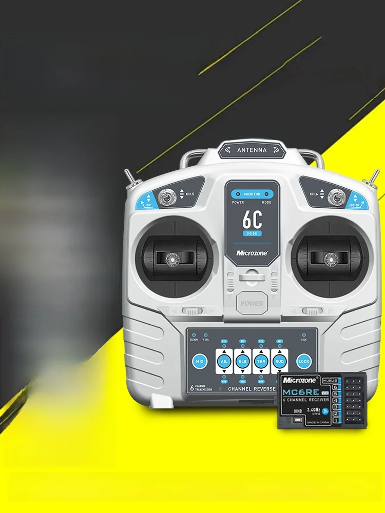 microzone-mc6c-24g-telecommande-pour-recepteur-d'entrainement-multi-rotor-modele-de-bateau-modele-d'avion-systeme-de-controle-de-drone