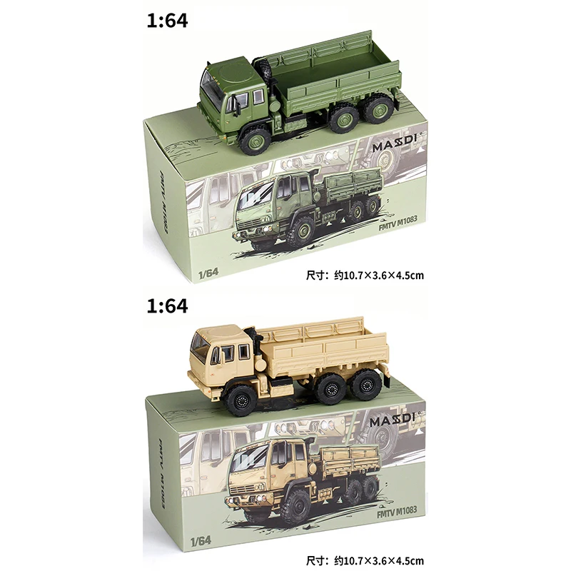 Mesidi New Product 1:64 Six-wheel Truck Alloy Die-cast Car Model Collection Ornaments Decoration Display Static