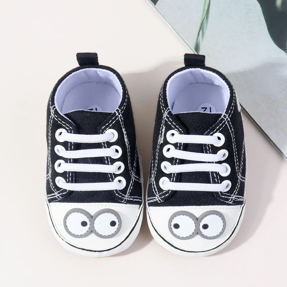 حار بيع تصميم جديد الربيع والخريف طفل للجنسين الأولى المشي Cauasl قماش نمط حذاء طفل صغير مع أحذية TPR