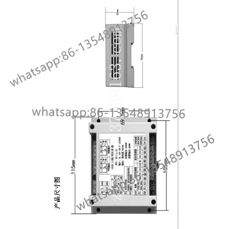 Metal high and low level liquid level sensors and water level controllers