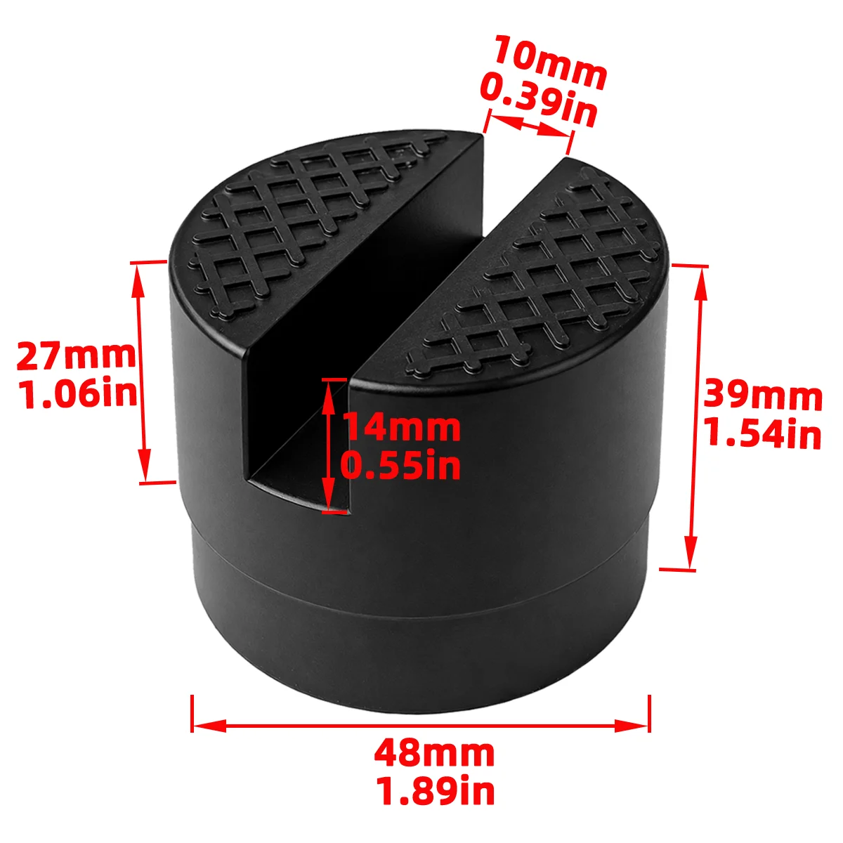 1/2/4pcs Lifting Jack Rubber Pad Advanced Rubber Jack Pad Adapter Shock Absorber Car Disassembly Durable Protection Tool